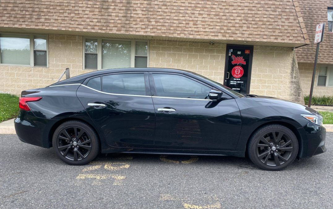 Nissan Maxima window tint job 13 — Dope Tintings Pennsauken NJ