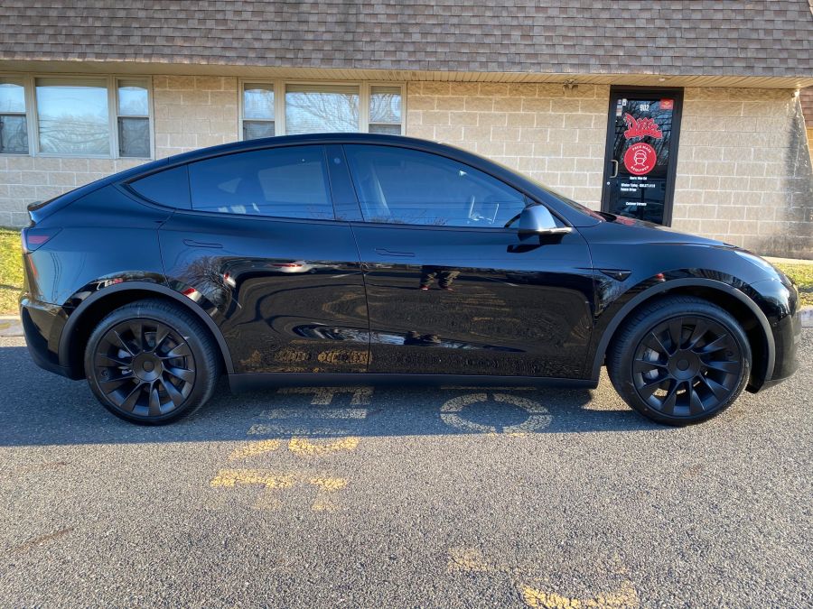 Tesla Model Y window tint job 4 — Dope Tintings Pennsauken NJ