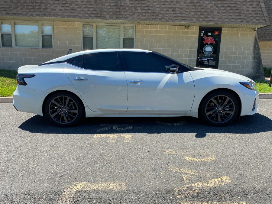 Nissan Maxima window tint job 19 — Dope Tintings Pennsauken NJ