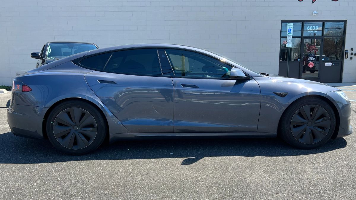Tesla Model S window tint job 4 — Dope Tintings Pennsauken NJ