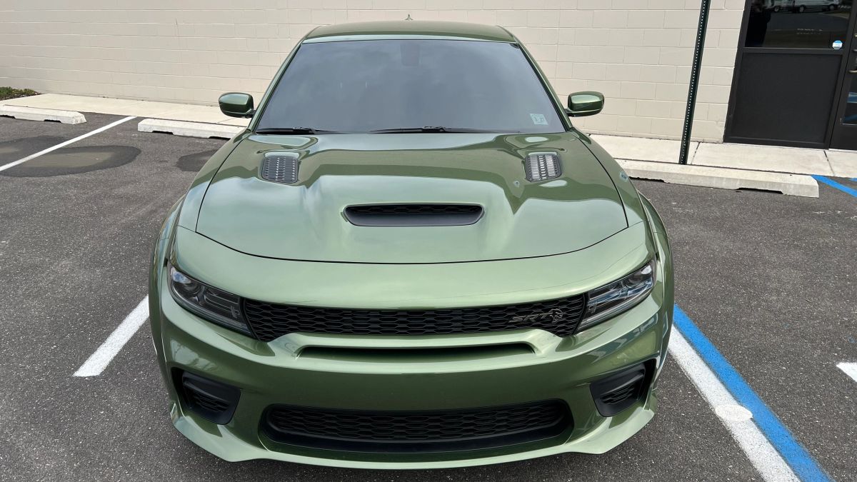 Dodge Challenger/Hellcat window tint job 15 — Dope Tintings Pennsauken NJ