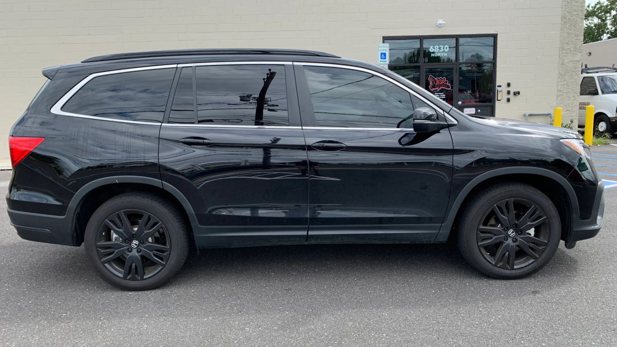 Honda Pilot window tint job 4 — Dope Tintings Pennsauken NJ