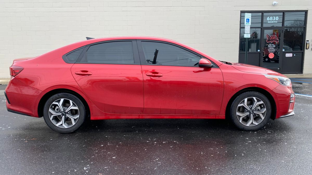 Kia Forte window tint job 11 — Dope Tintings Pennsauken NJ