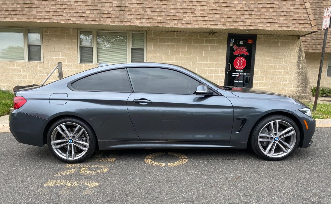 BMW 4/i4/M4 window tint job 3 — Dope Tintings Pennsauken NJ
