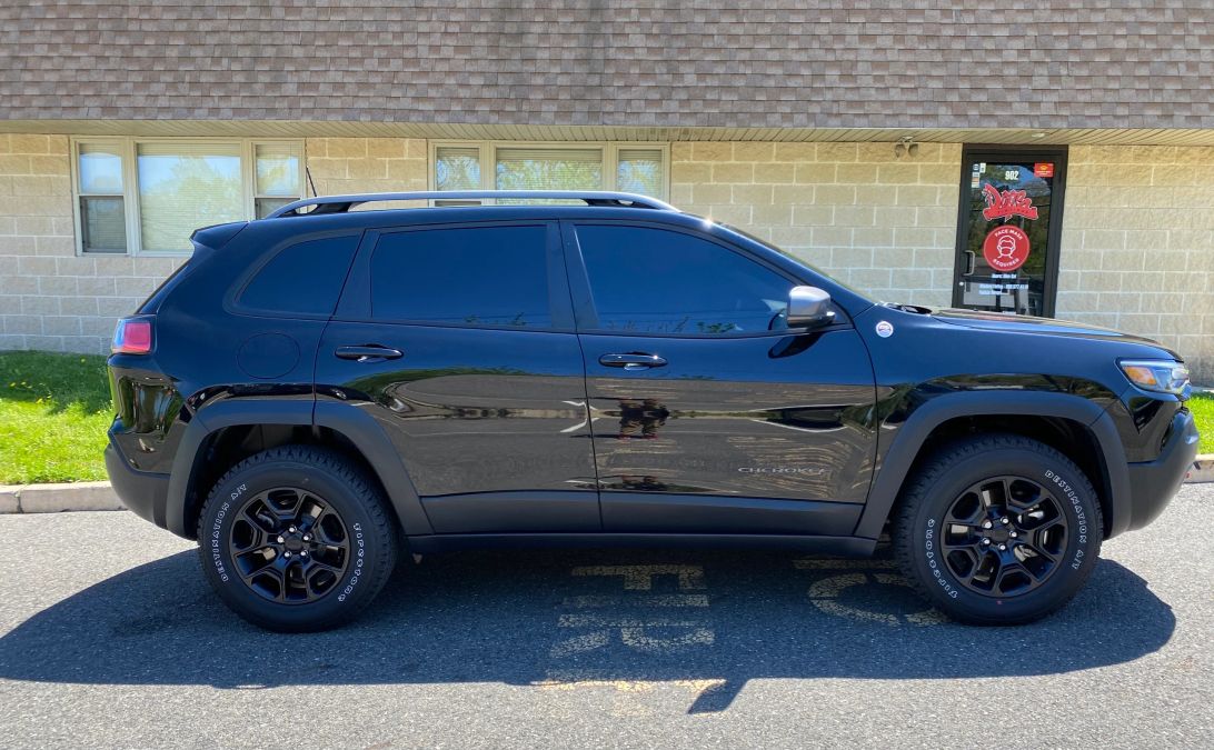 Jeep Cherokee window tint job 4 — Dope Tintings Pennsauken NJ