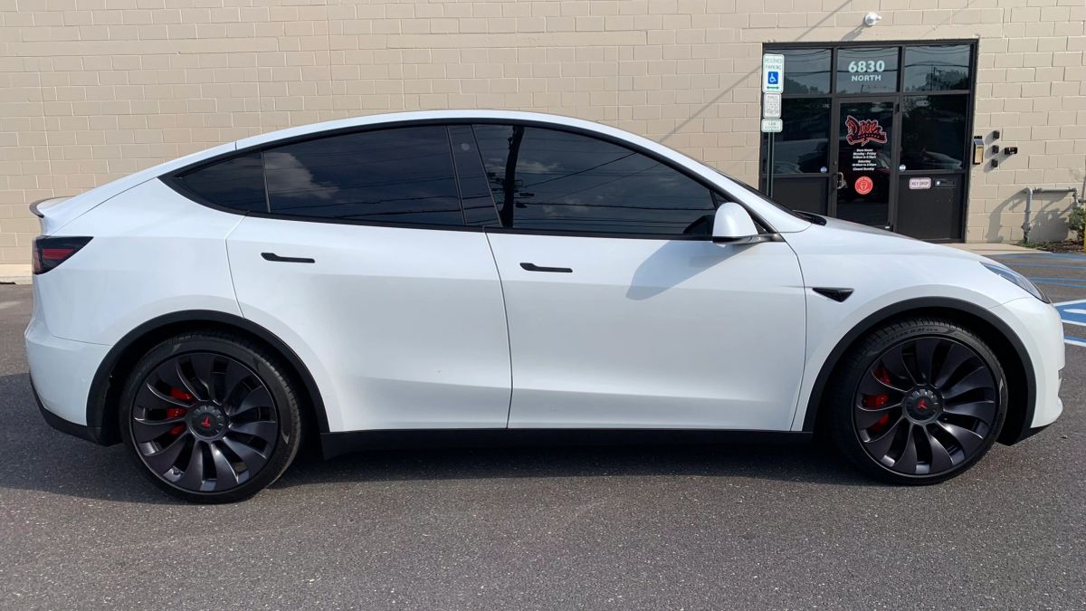 Tesla Model Y window tint job 9 — Dope Tintings Pennsauken NJ