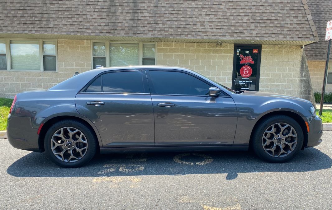 Chrysler 300 window tint job 5 — Dope Tintings Pennsauken NJ