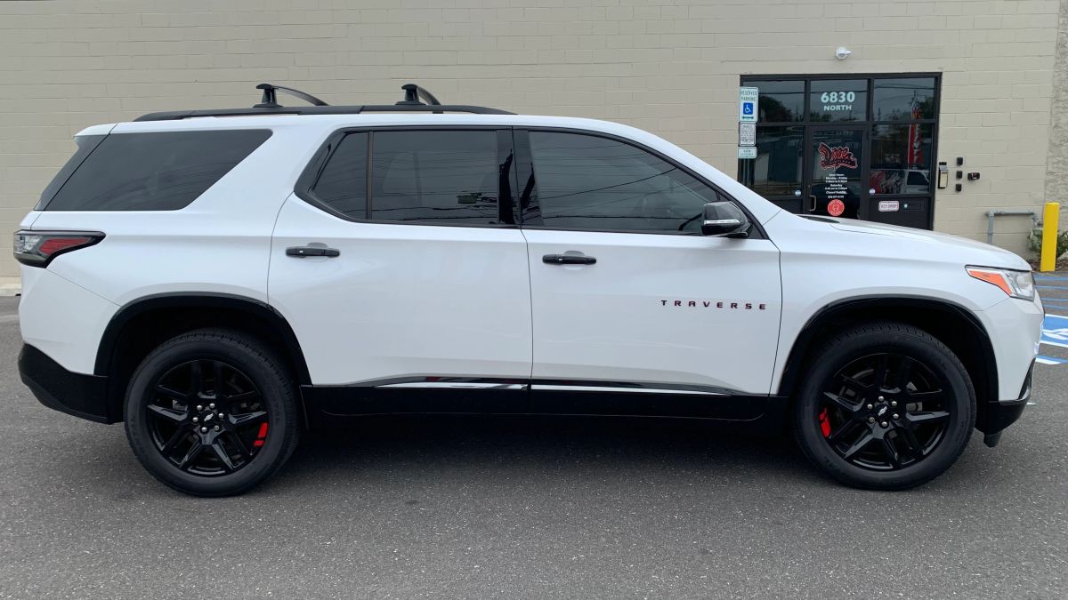 Chevy Traverse window tint job 4 — Dope Tintings Pennsauken NJ