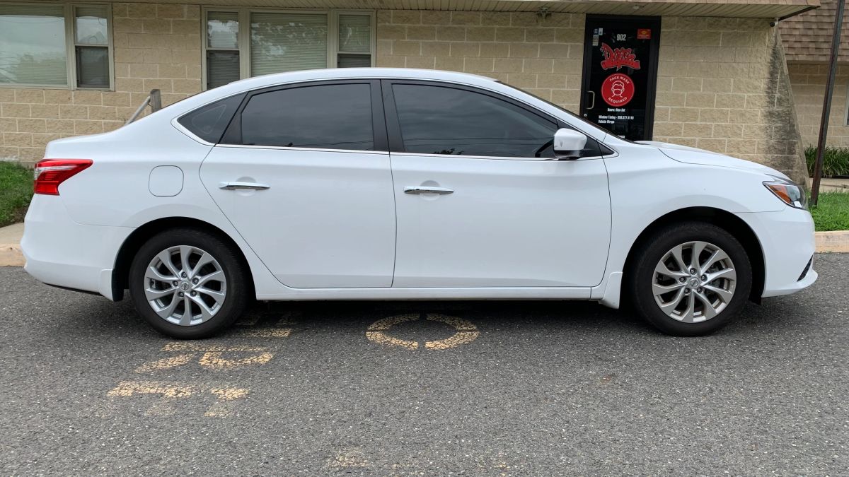 Nissan Sentra window tint job 8 — Dope Tintings Pennsauken NJ