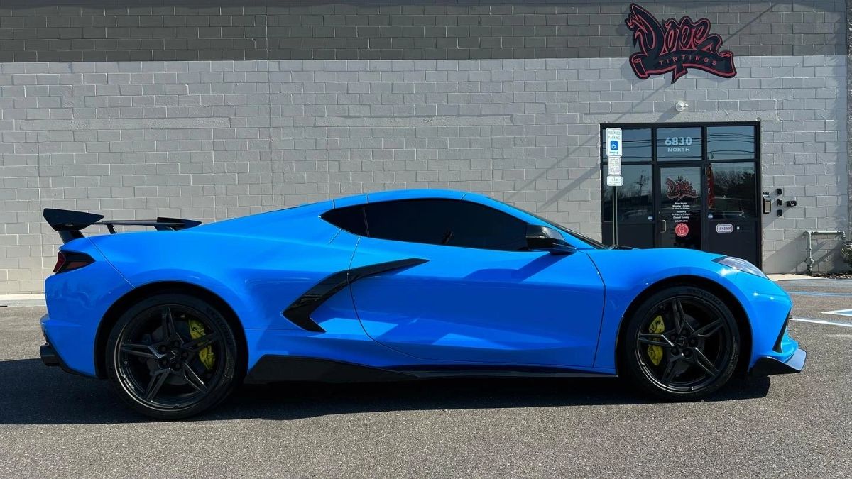 Chevy Corvette window tint job 22 — Dope Tintings Pennsauken NJ