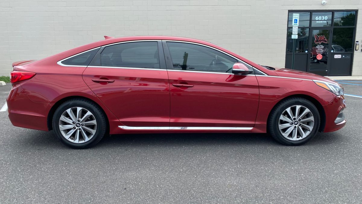 Hyundai Sonata window tint job 2 — Dope Tintings Pennsauken NJ