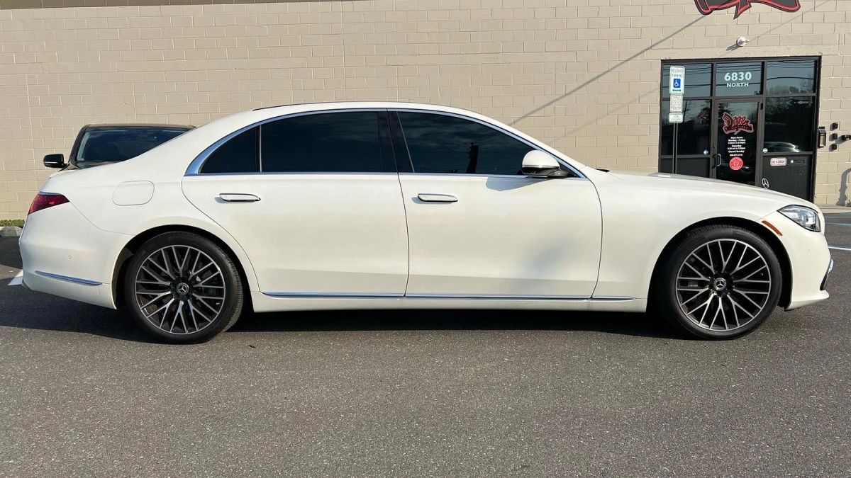 Mercedes-Benz S Class window tint job 2 — Dope Tintings Pennsauken NJ