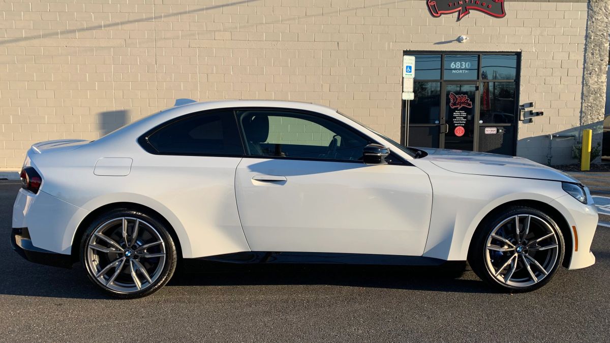 BMW 2/M2 window tint job 4 — Dope Tintings Pennsauken NJ