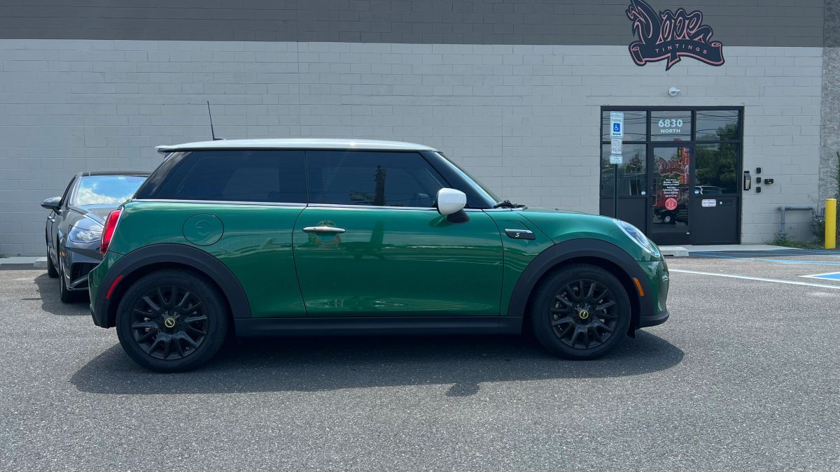 Mini Cooper window tint job 6 — Dope Tintings Pennsauken NJ