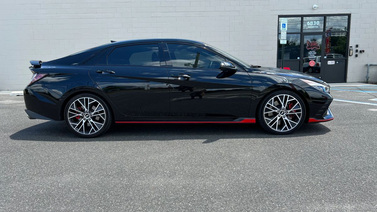 Hyundai Elantra window tint job 9 — Dope Tintings Pennsauken NJ