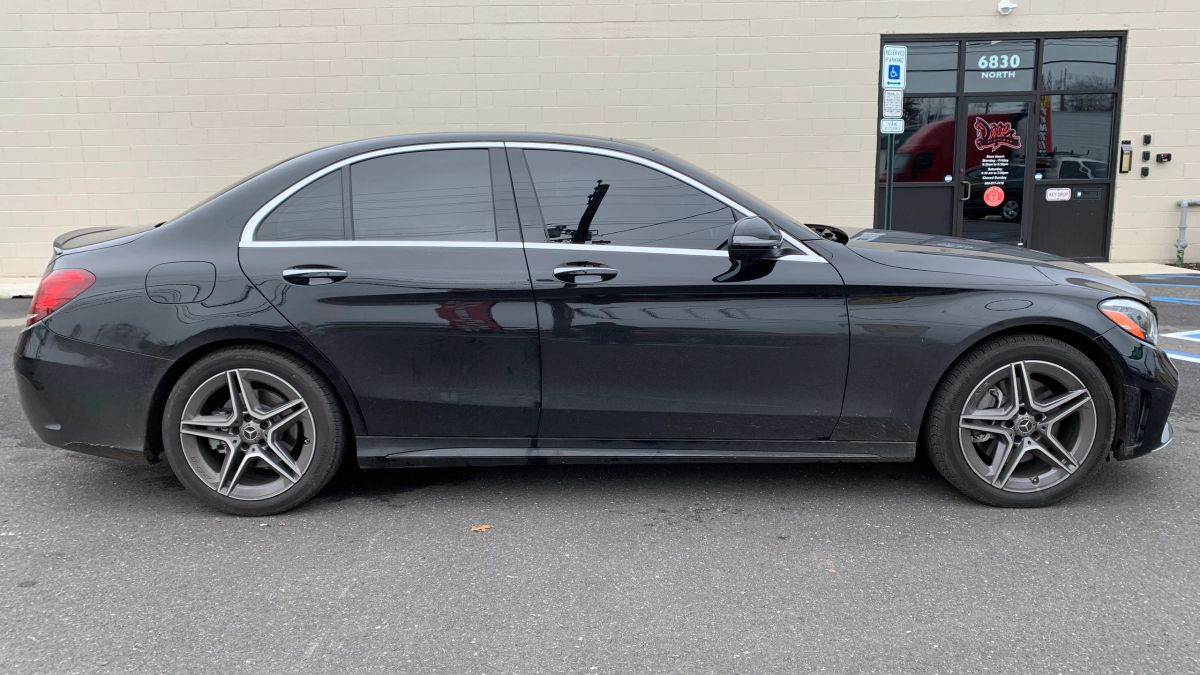 Mercedes-Benz C Class window tint job 9 — Dope Tintings Pennsauken NJ