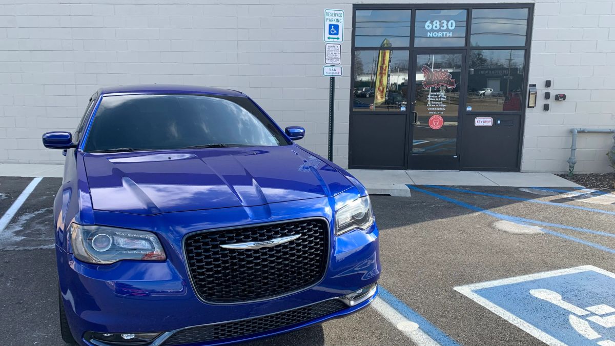 Chrysler 300 window tint job 8 — Dope Tintings Pennsauken NJ
