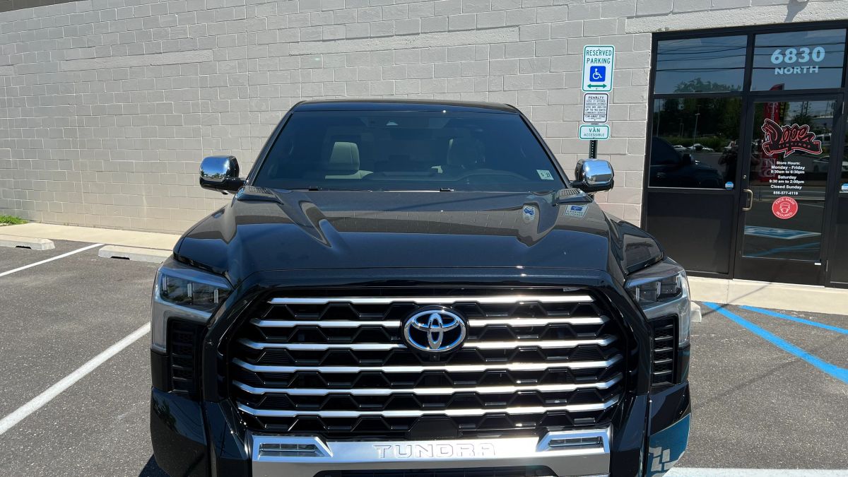 Toyota Tundra window tint job 9 — Dope Tintings Pennsauken NJ