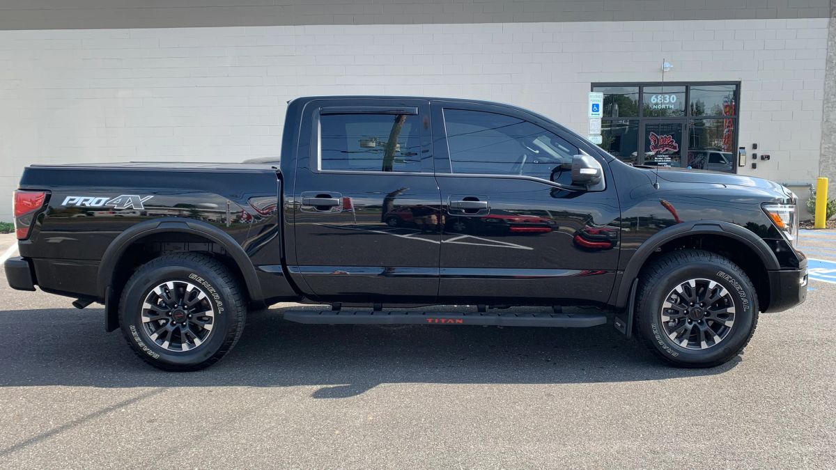 Nissan Titan window tint job 5 — Dope Tintings Pennsauken NJ