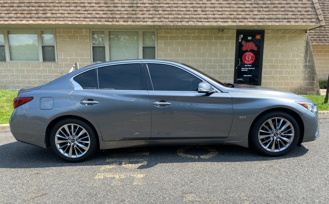 Infiniti Q50/60 window tint job 13 — Dope Tintings Pennsauken NJ