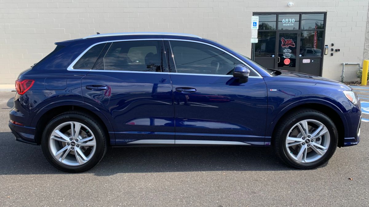 Audi Q3 window tint job 4 — Dope Tintings Pennsauken NJ