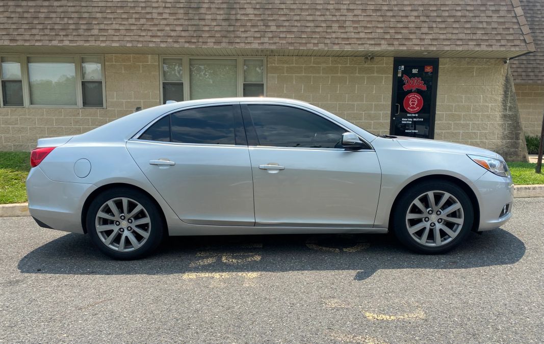Chevy Malibu window tint job 2 — Dope Tintings Pennsauken NJ