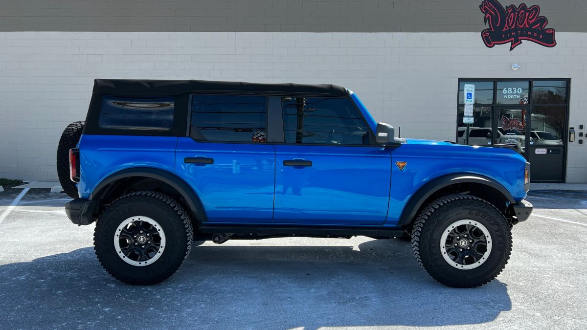 Ford Bronco window tint job 5 — Dope Tintings Pennsauken NJ