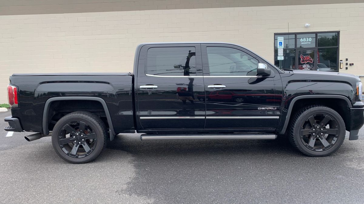 GMC Sierra window tint job 4 — Dope Tintings Pennsauken NJ