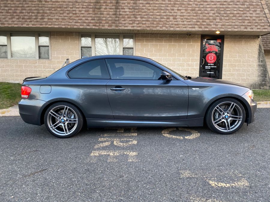BMW 1 window tint job 2 — Dope Tintings Pennsauken NJ