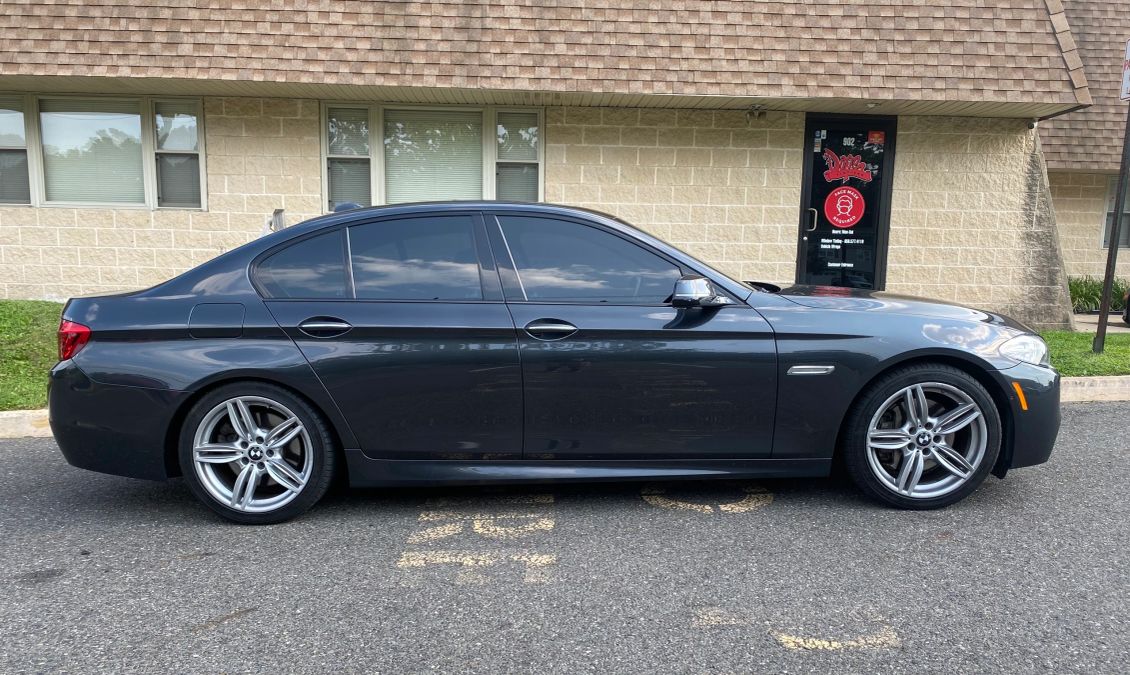 BMW 5/M5 window tint job 4 — Dope Tintings Pennsauken NJ