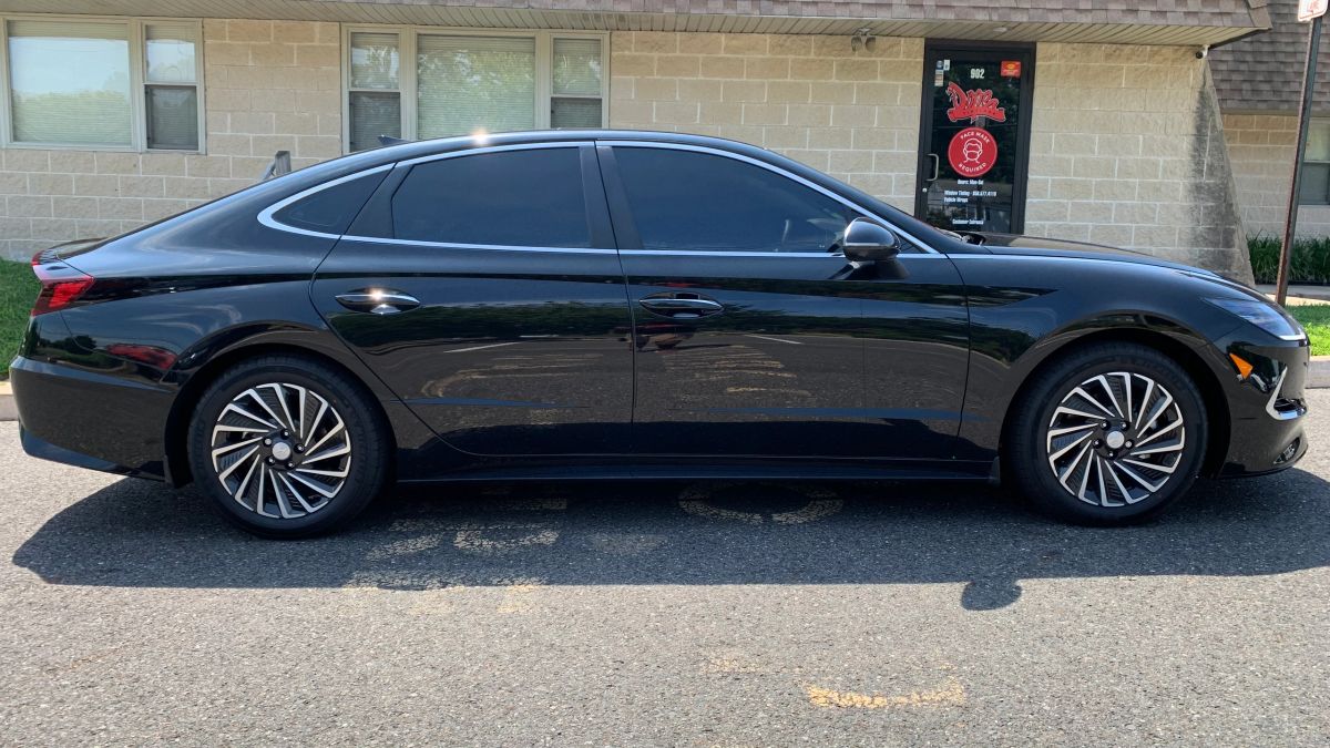 Hyundai Sonata window tint job 7 — Dope Tintings Pennsauken NJ