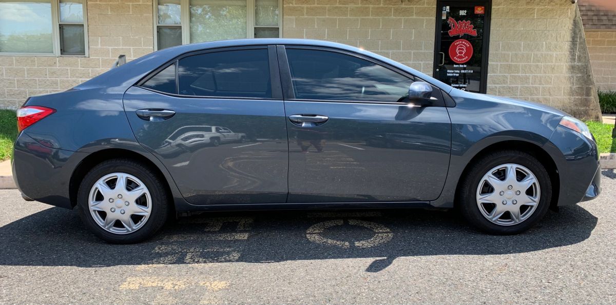 Toyota Corolla window tint job 4 — Dope Tintings Pennsauken NJ