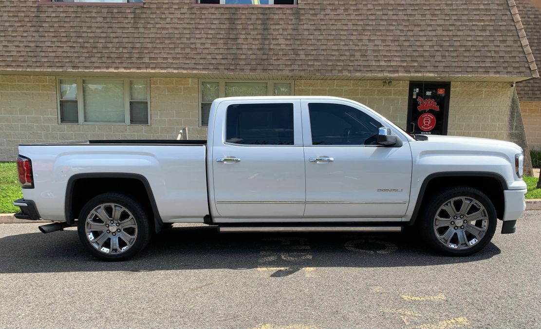 GMC Sierra window tint job 5 — Dope Tintings Pennsauken NJ