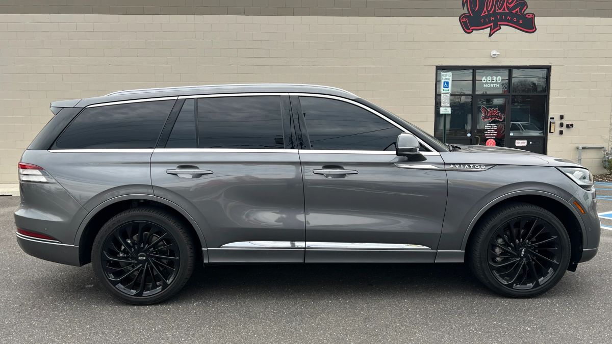 Lincoln Aviator window tint job 3 — Dope Tintings Pennsauken NJ
