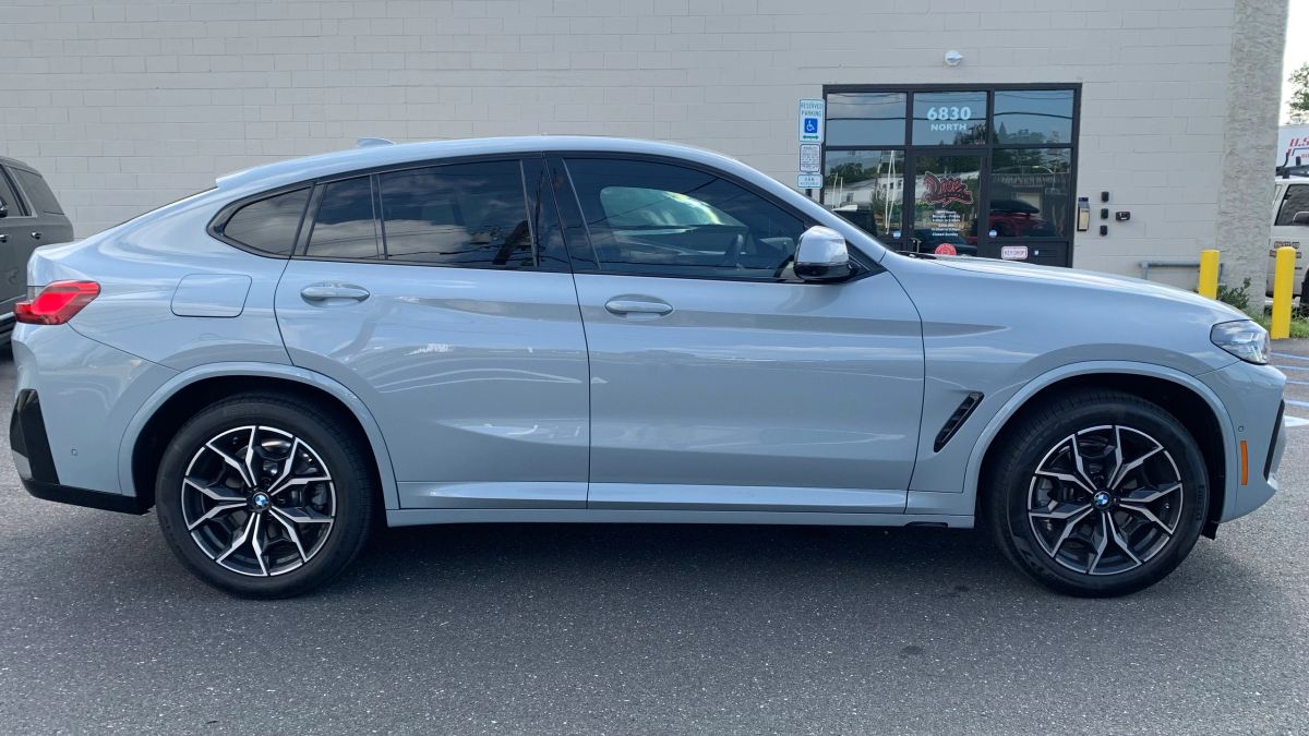 BMW X4 window tint job 2 — Dope Tintings Pennsauken NJ