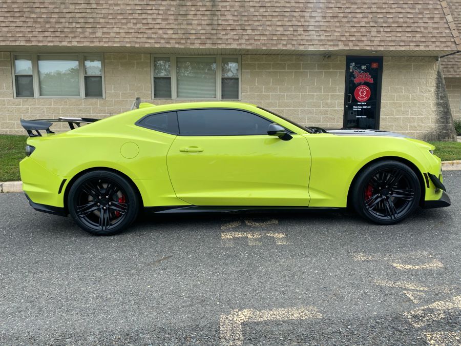 Chevy Camaro window tint job 11 — Dope Tintings Pennsauken NJ