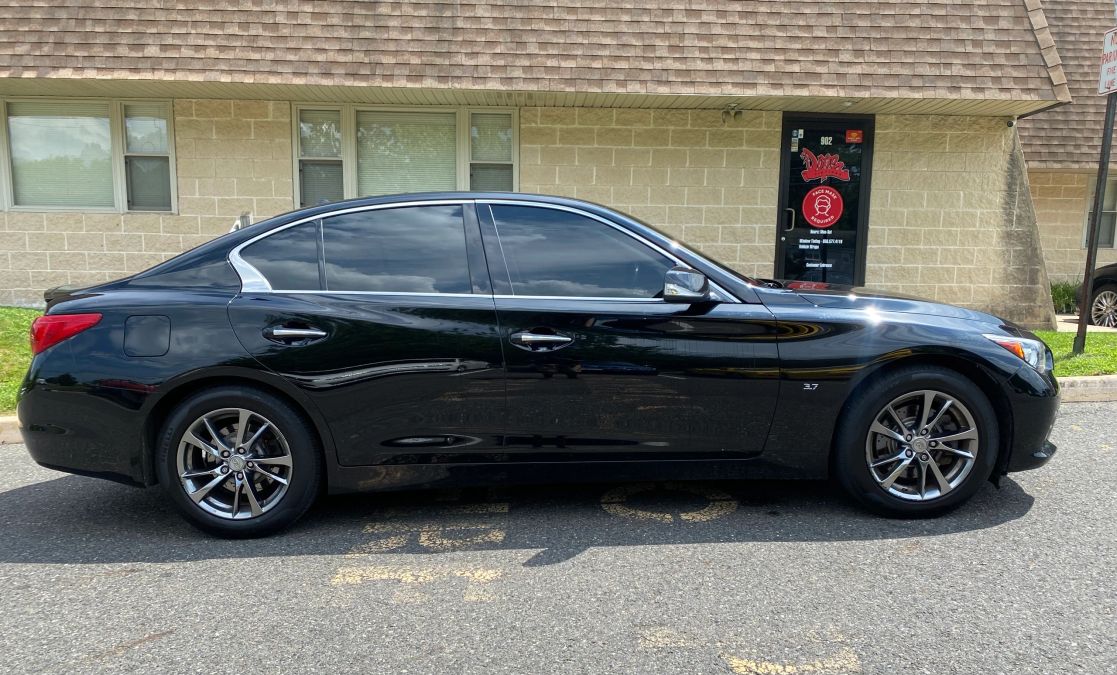 Infiniti Q50/60 window tint job 4 — Dope Tintings Pennsauken NJ