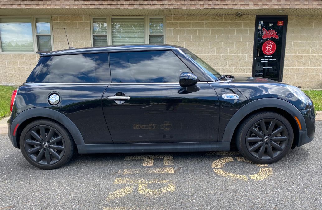 Mini Cooper window tint job 2 — Dope Tintings Pennsauken NJ