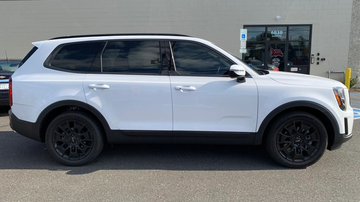 Kia Telluride window tint job 7 — Dope Tintings Pennsauken NJ
