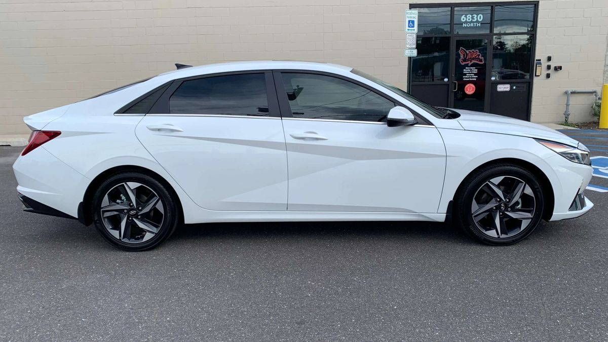 Hyundai Elantra window tint job 10 — Dope Tintings Pennsauken NJ