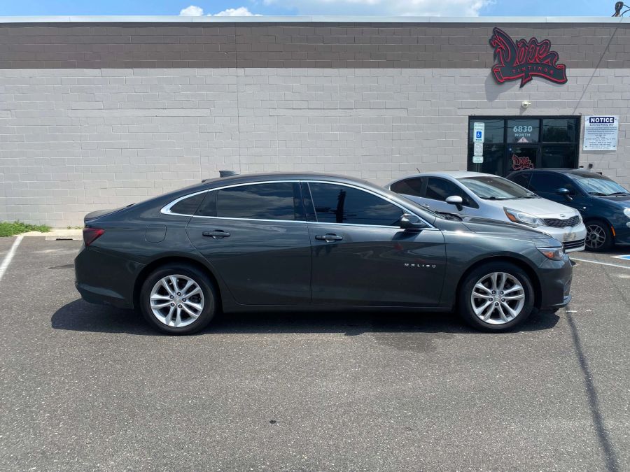 Chevy Malibu window tint job 4 — Dope Tintings Pennsauken NJ