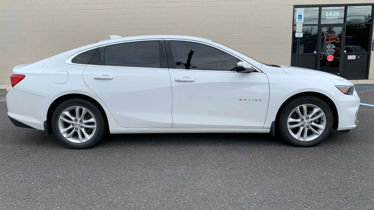 Chevy Malibu window tint job 13 — Dope Tintings Pennsauken NJ