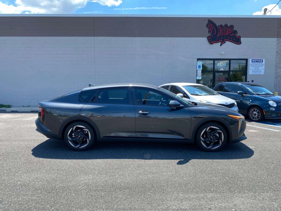 Kia K4 window tint job 3 — Dope Tintings Pennsauken NJ
