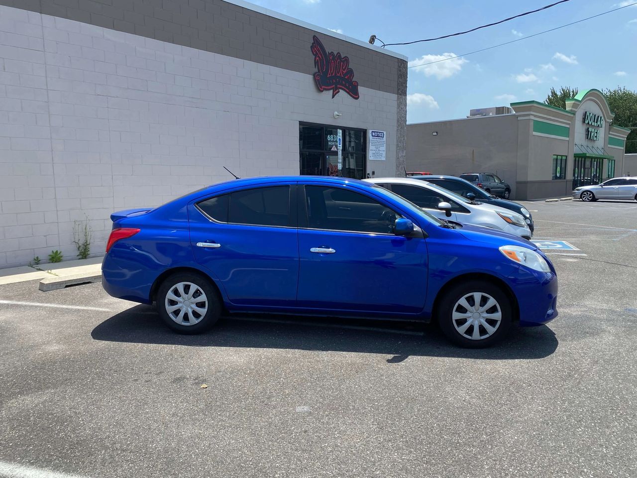 $99 Window Tint Near Camden, New Jersey | 2013 Nissan Versa 20%