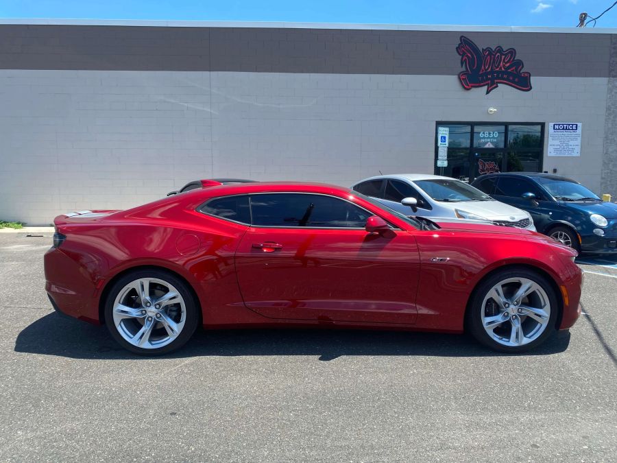 Chevy Camaro window tint job 12 — Dope Tintings Pennsauken NJ