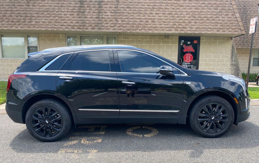 Cadillac XT5 window tint job 4 — Dope Tintings Pennsauken NJ