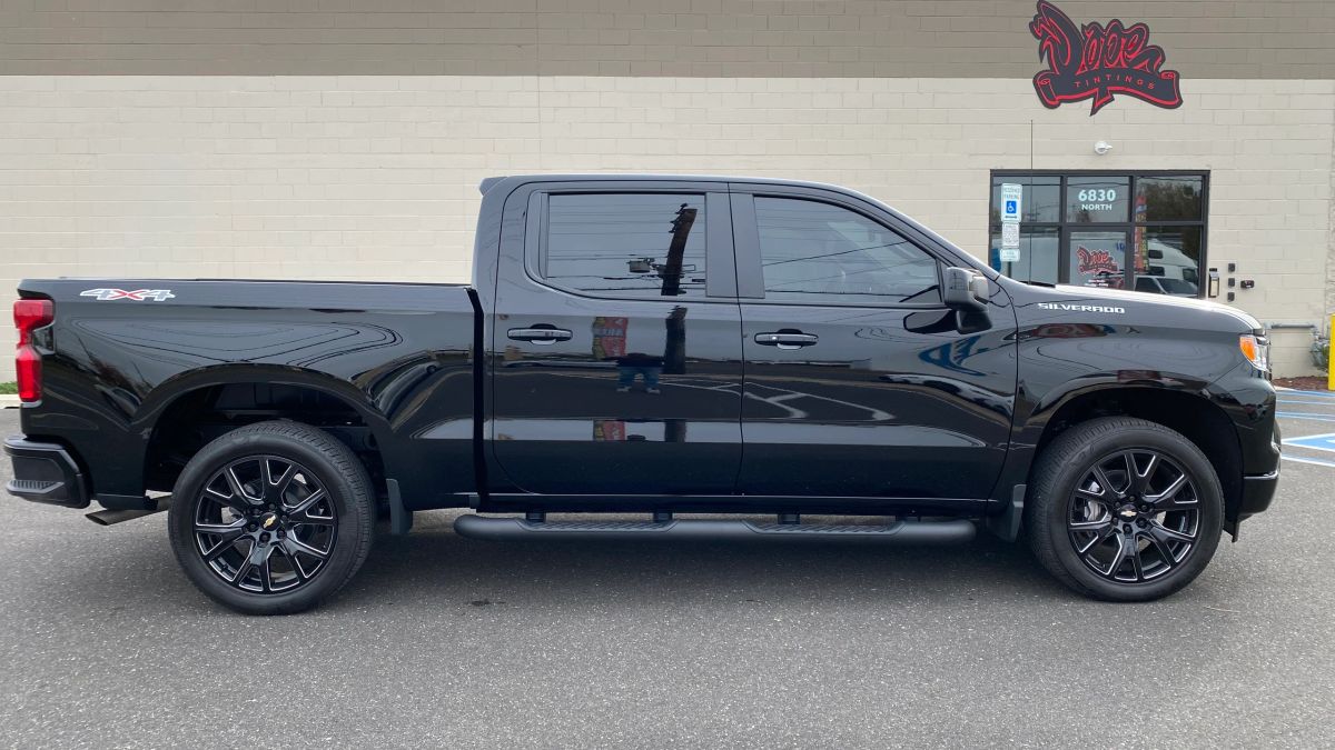 Chevy Silverado window tint job 22 — Dope Tintings Pennsauken NJ