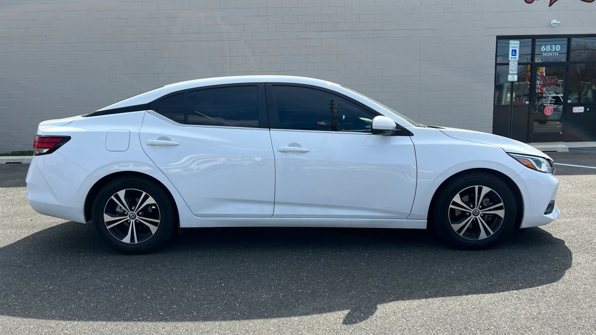 Nissan Sentra window tint job 12 — Dope Tintings Pennsauken NJ