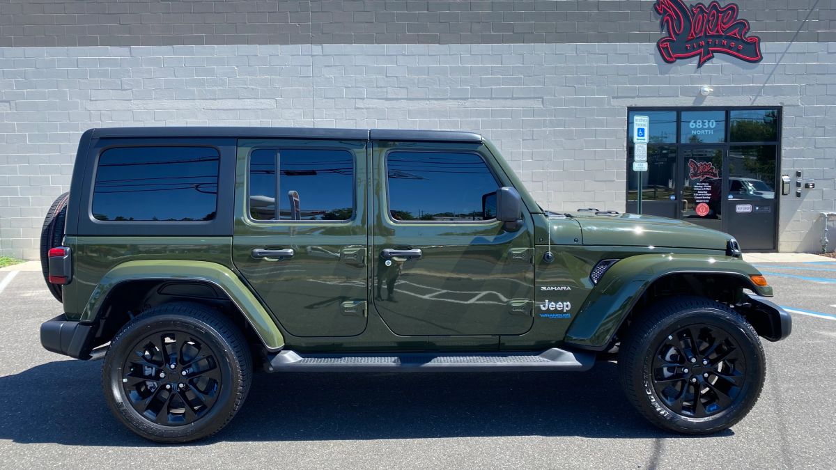 Jeep Wrangler/Gladiator window tint job 20 — Dope Tintings Pennsauken NJ