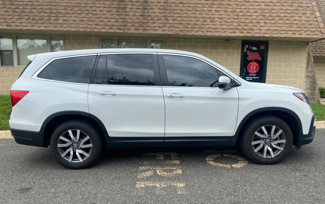 Honda Pilot window tint job 3 — Dope Tintings Pennsauken NJ